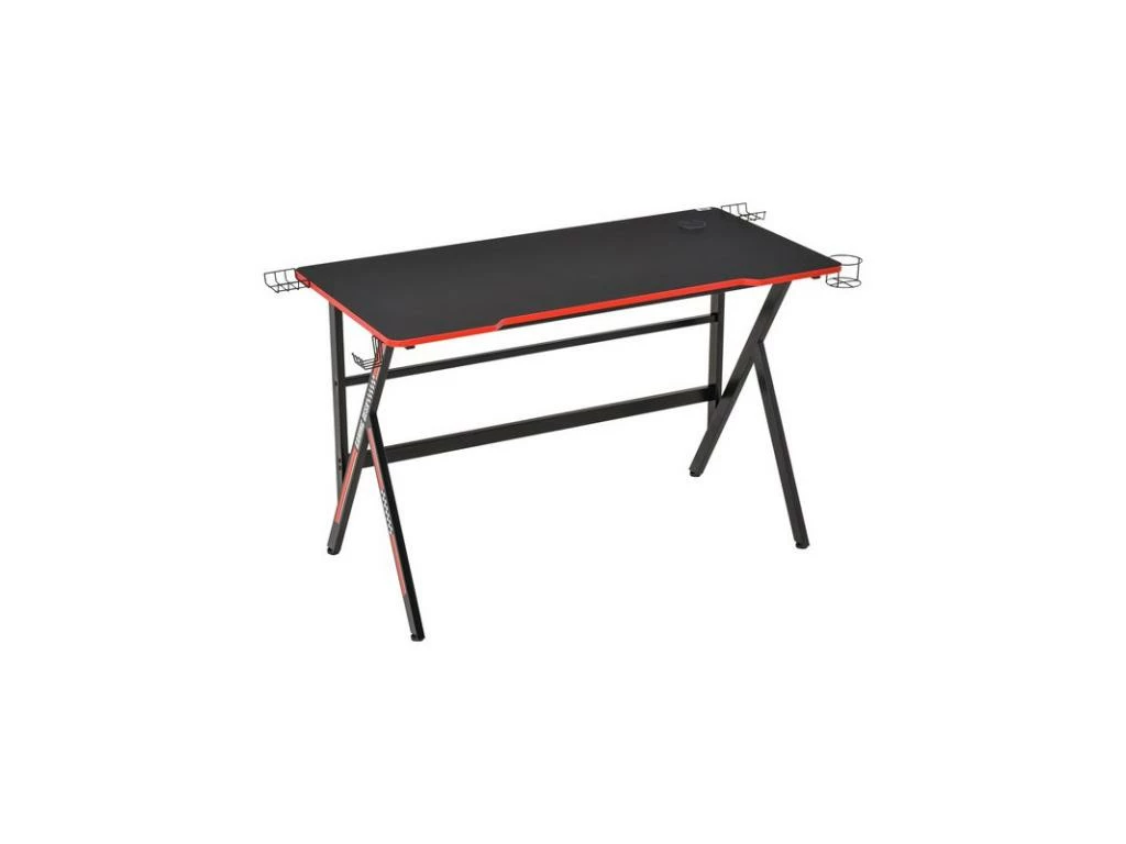 Bureau Gaming YAZZ Noir Et Rouge 3 Bureau Gaming YAZZ Noir Et Rouge