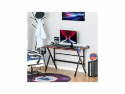 Bureau Gaming YAZZ Noir Et Rouge 10 Bureau Gaming YAZZ Noir Et Rouge -DECO Ventes meuble bureau 19171175