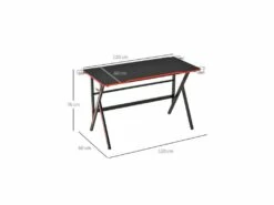 Bureau Gaming YAZZ Noir Et Rouge 11 Bureau Gaming YAZZ Noir Et Rouge -DECO Ventes meuble bureau 19171177