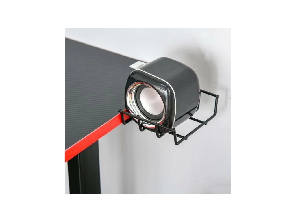 Bureau Gaming YAZZ Noir Et Rouge 7 Bureau Gaming YAZZ Noir Et Rouge â Image 5