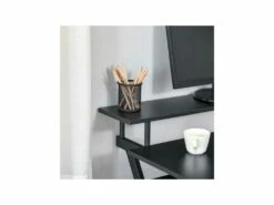 Bureau Informatique Gamer CONNOR Noir -DECO Ventes meuble bureau 19171215