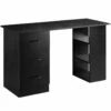 Bureau Informatique HAROLD Noir 1 Bureau Informatique HAROLD Noir -DECO Ventes meuble bureau 19171401