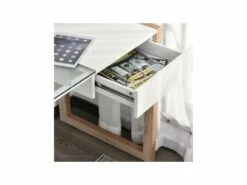 Bureau STANFORD Blanc Et Bois 14 Bureau STANFORD Blanc Et Bois -DECO Ventes meuble bureau 19192819