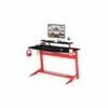 Bureau Gaming Taroudant Rouge/Noir -DECO Ventes meuble bureau 19192931