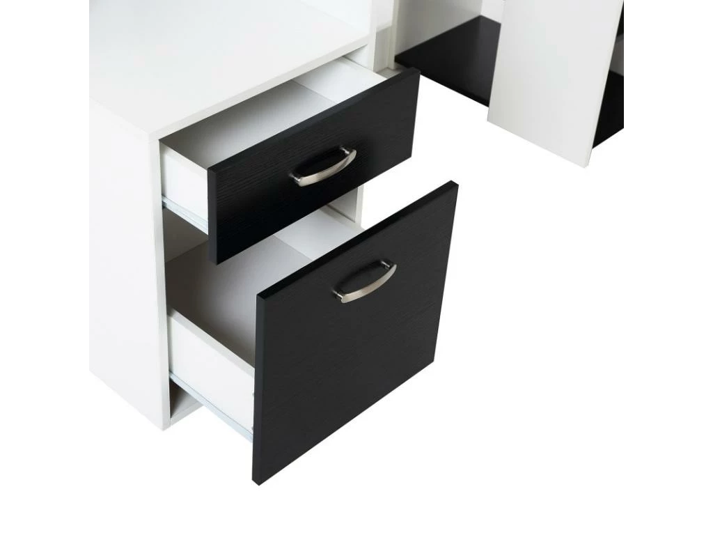 Bureau Informatique Ase Noir Et Blanc 10 Bureau Informatique Ase Noir Et Blanc – Image 8