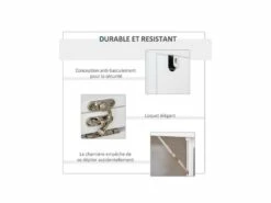 Bureau Mural Bibliothèque FLORY Blanc 14 Bureau Mural Bibliothèque FLORY Blanc -DECO Ventes meuble bureau 19193517