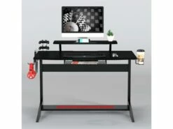 Bureau Gaming Taroudant Noir -DECO Ventes meuble bureau 19193679