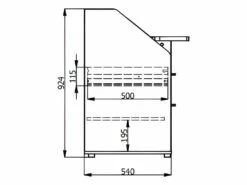 Bureau Avec Rangements - Coloris : Naturel Et Noir - JUVALO -DECO Ventes meuble bureau 19897327