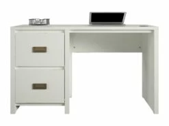 Bureau Caisson Avec 2 Tiroirs En MDF Blanc -DECO Ventes meuble bureau 21580449