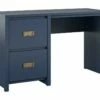 Bureau Caisson 2 Tiroirs En MDF Marine