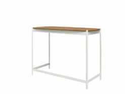 Bureau En Panneaux De Particules Stratifié Noyer Et Structure -DECO Ventes meuble bureau 21693801