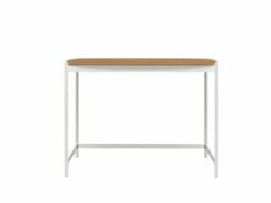 Bureau En Panneaux De Particules Stratifié Noyer Et Structure -DECO Ventes meuble bureau 21693811