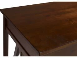 Bureau Avec 1 Tiroir En Pin Brun -DECO Ventes meuble bureau 21693843