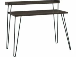 Bureau Avec Contremarche En Panneaux De Partic. Stratifiés