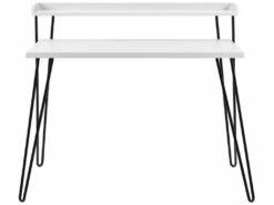 Bureau Avec Contremarche En Panneaux De Partic. Mélaminés Blanc 19 Bureau Avec Contremarche En Panneaux De Partic. Mélaminés Blanc -DECO Ventes meuble bureau 21694087