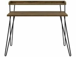 Bureau Avec Contremarche En Panneaux De Partic. Stratifié Noyer 20 Bureau Avec Contremarche En Panneaux De Partic. Stratifié Noyer -DECO Ventes meuble bureau 21694621