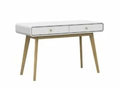 Bureau 2 Portes En Panneau De Particules Blanc -DECO Ventes meuble bureau 21724059