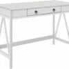 Bureau Avec 1 Tiroir En Pin Blanc
