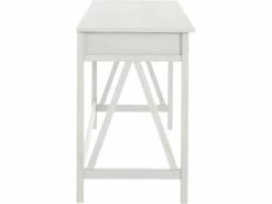 Bureau Avec 1 Tiroir En Pin Blanc -DECO Ventes meuble bureau 21736291