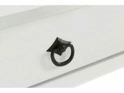 Bureau Avec 1 Tiroir En Pin Blanc -DECO Ventes meuble bureau 21736297