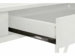Bureau Avec 1 Tiroir En Pin Blanc -DECO Ventes meuble bureau 21736299