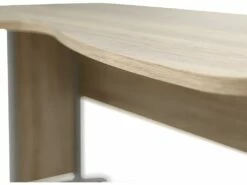 Prisme Bureau 3 Tiroirs. Finition Chêne Et Blanc. -DECO Ventes meuble bureau 22085519