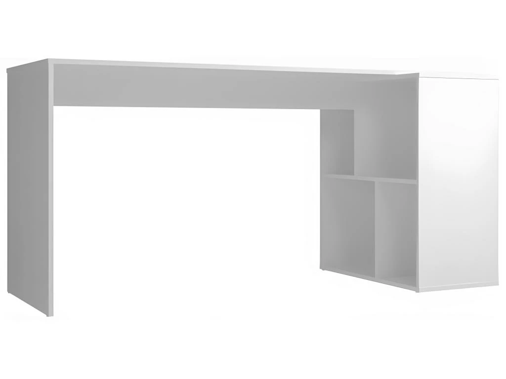 Bureau Et Rayonnage Blanc 4 Niches OFFICE 4 Bureau Et Rayonnage Blanc 4 Niches OFFICE â Image 2