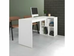 Bureau Et Rayonnage Blanc 4 Niches OFFICE 9 Bureau Et Rayonnage Blanc 4 Niches OFFICE -DECO Ventes meuble bureau 22969443