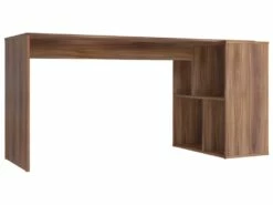 Bureau Et Rayonnage Châtaignier 4 Niches OFFICE -DECO Ventes meuble bureau 22969473