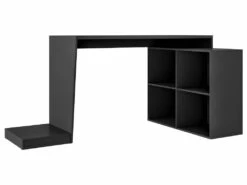 Bureau Gamer D'angle Et Armoirette Support UC 5 Niches Noir -DECO Ventes meuble bureau 22969531