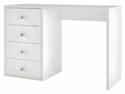 Bureau Blanc 4 Tiroirs 120 Cm Office 10 Bureau Blanc 4 Tiroirs 120 Cm Office -DECO Ventes meuble bureau 22970191