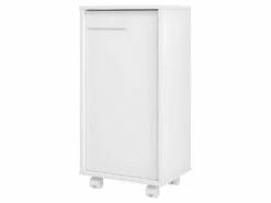 Caisson Roulant De Rangement Blanc 1 Porte H 77 Cm -DECO Ventes meuble bureau 22970299