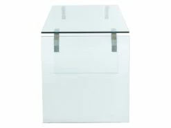 Bureau En Verre Trempé - Transparent - MADRO -DECO Ventes meuble bureau 8261571