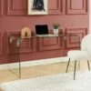 Bureau En Verre Trempé - Transparent - MADRO -DECO Ventes meuble bureau 8261581