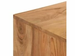 Bureau Table Meuble Travail Informatique à écrire Bois D'acacia Massif 118 Cm 0502113 -DECO Ventes meuble bureau 8958615