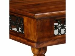 Bureau Table Meuble Travail Informatique Bois Massif De Sesham 120 Cm 0502135 -DECO Ventes meuble bureau 8959567