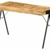 Bureau Table Meuble Travail Informatique Table à écrire Bois De Manguier Massif 118 Cm 0502085 -DECO Ventes meuble bureau 8959641