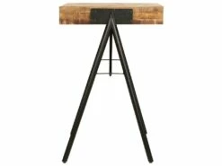 Bureau Table Meuble Travail Informatique Table à écrire Bois De Manguier Massif 118 Cm 0502085 -DECO Ventes meuble bureau 8959647