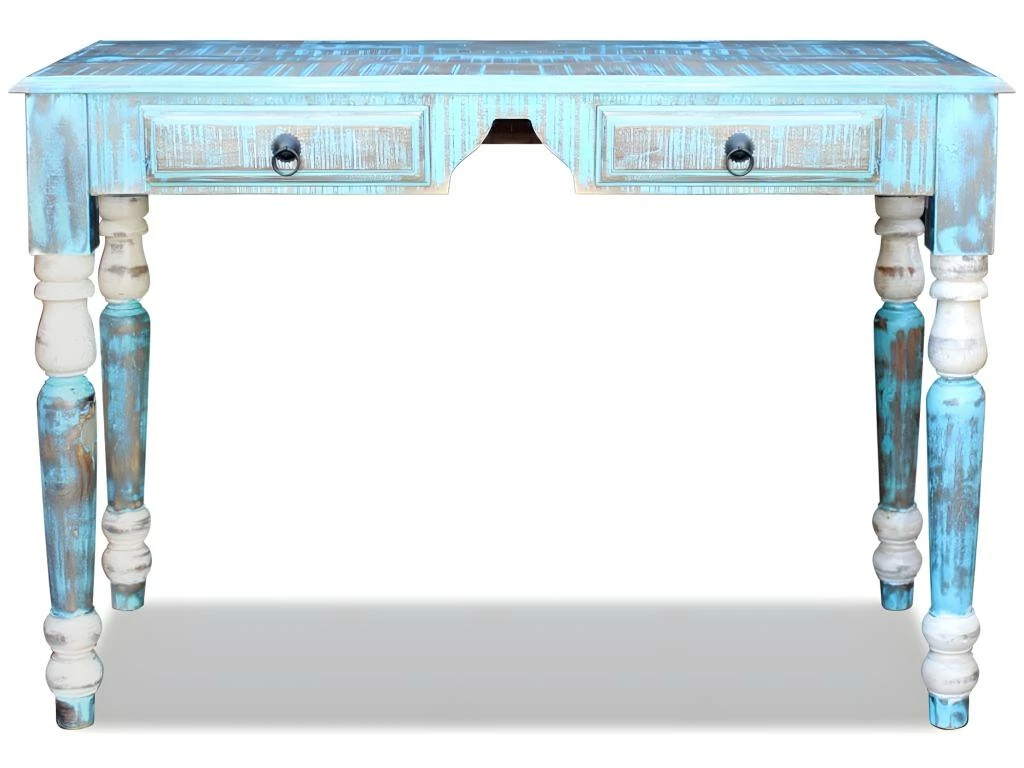 Bureau Table Meuble Travail Informatique Bois De Récupération Massif 0502143 5 Bureau Table Meuble Travail Informatique Bois De Récupération Massif 0502143 – Image 3