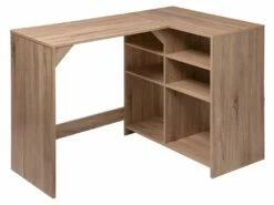 Bureau Avec 6 Cases Coloris Naturel - 110 X 69 X 75 Cm - PEGANE-
