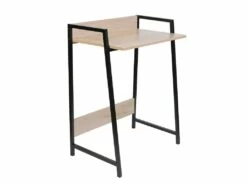 GREGG - Bureau Simple Piétement Métallique Noir