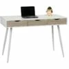 Bureau FLORIDA Scandinave 3 Tiroirs Coloris Blanc 2 Bureau FLORIDA Scandinave 3 Tiroirs Coloris Blanc -DECO Ventes meuble bureau 9557791