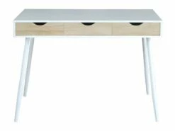 Bureau FLORIDA Scandinave 3 Tiroirs Coloris Blanc -DECO Ventes meuble bureau 9557799