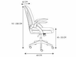 Fauteuil De Bureau Rabattable Home Deco Factory -DECO Ventes siege de bureau 10790369