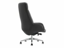 Fauteuil De Direction Professionnel - Cuir Et Simili - Noir - RUIVALA -DECO Ventes siege de bureau 1200203