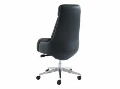 Fauteuil De Direction Professionnel - Cuir Et Simili - Noir - RUIVALA -DECO Ventes siege de bureau 1200209