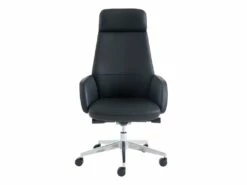 Fauteuil De Direction Professionnel - Cuir Et Simili - Noir - RUIVALA -DECO Ventes siege de bureau 1200213