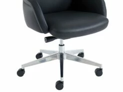 Fauteuil De Direction Professionnel - Cuir Et Simili - Noir - RUIVALA -DECO Ventes siege de bureau 1200219