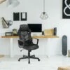 Fauteuil De Jeu Fauteuil De Bureau Exécutif En Cuir Synthétique Noir -DECO Ventes siege de bureau 12523481