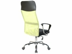 Armchair Chaise Ergonomique Noir Vert Bureau 113/123x57,5x58,5 -DECO Ventes siege de bureau 12523527